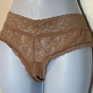 VS Lace Hipster Panty - Tan